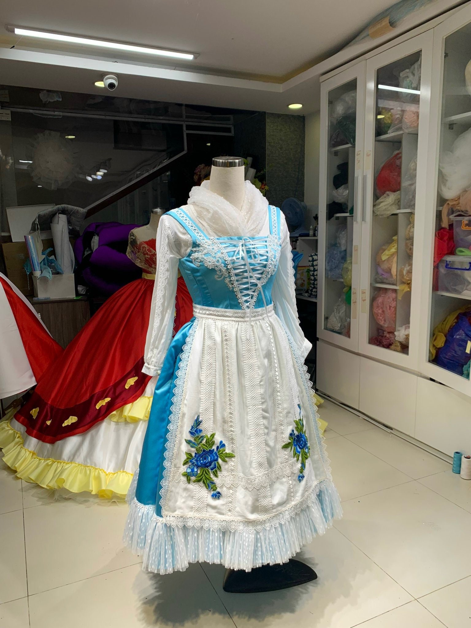 Belle Village Adult Dress Beauty and the Beast Etsy Canada