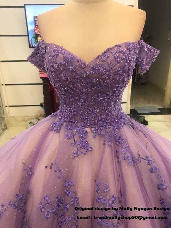 Purple Sparkly Dress