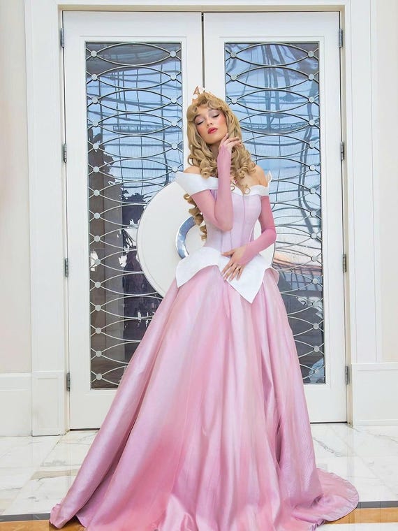 sleeping beauty aurora pink dress The Aurora Pink Sleeping Beauty Dress - Princess Dress