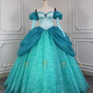 The Ariel Princess Blue color version design by Mollynguyendesign - Hand beads