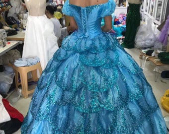 Glinda The Good Witch Wicked Cosplay Gown, Glinda Bubble ballgown, Glinda Adult Bubble Costume