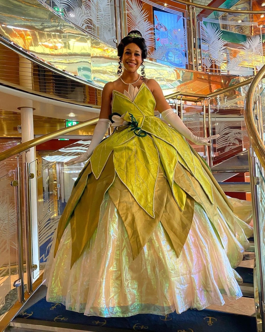 constructor estación de televisión lavar Vestidos de princesa Tiana Disney Princess Disfraces para - Etsy España