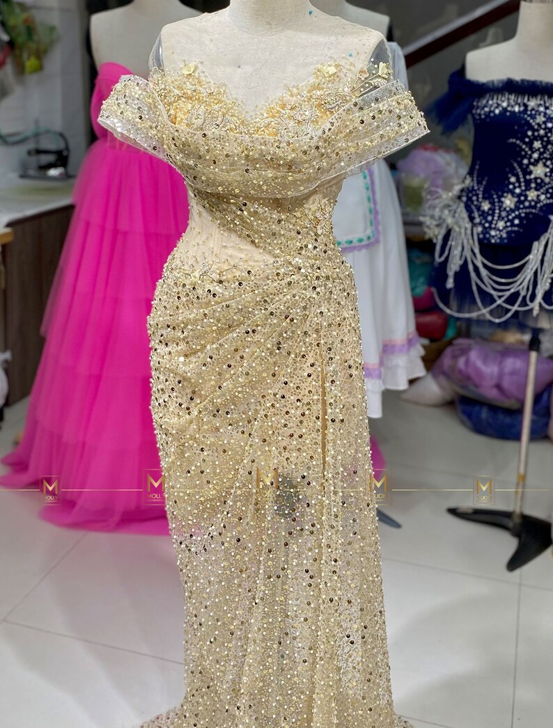 sparkling wedding gowns