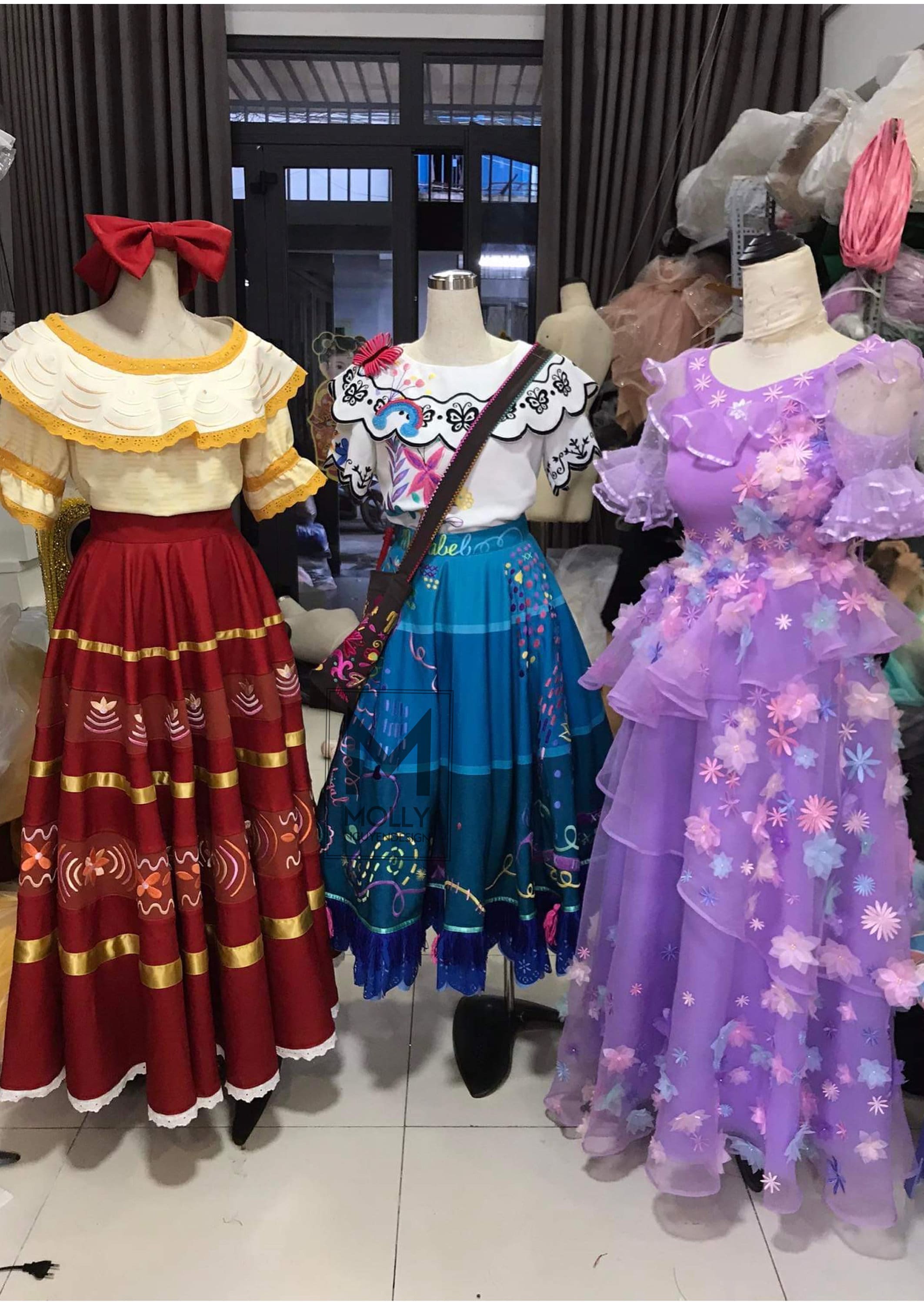 Disney Dolores de Encanto Costumes pour Filles