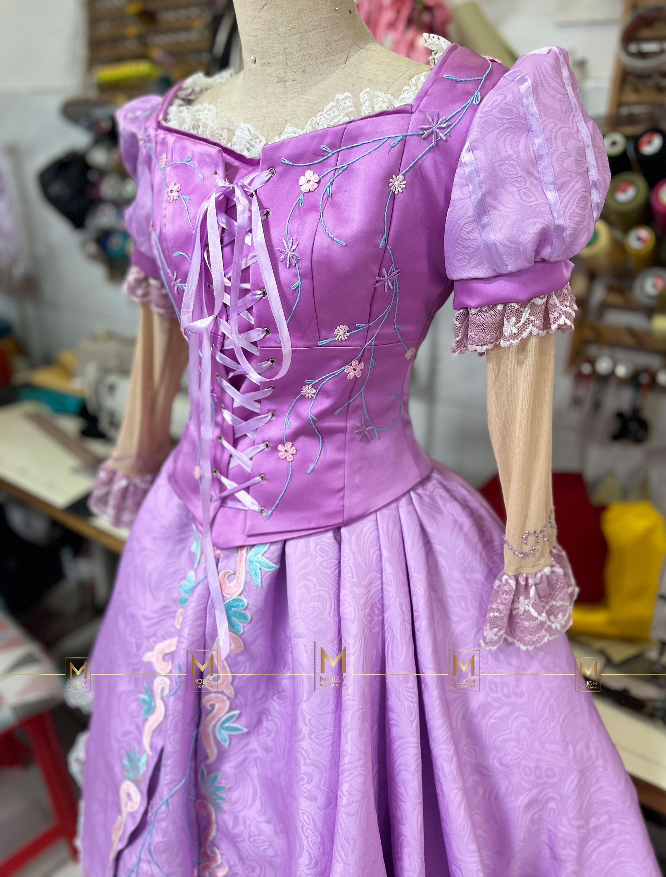 rapunzel dress design Enchanted Rapunzel  Little Adventures