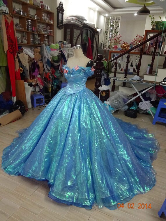 Cinderella Live Action Cinderella Dress Disney Princess Etsy