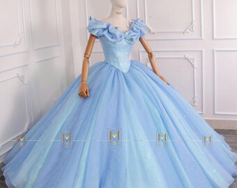シンデレラドレス、ディズニープリンセス風、シンデレラ大人用