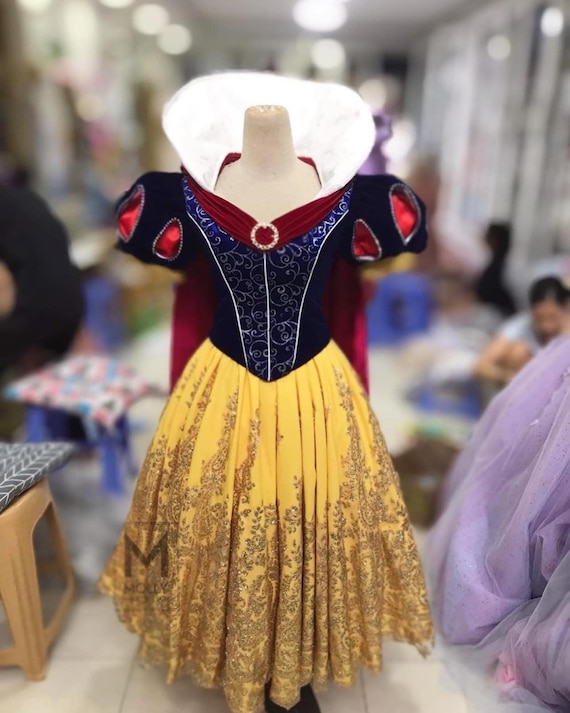 Knee Length Snow White Royal Inspired, Disney Princess, Disney Ballgown,  Adult Snow White Costume, Disney Inspired Dress Ballgown 