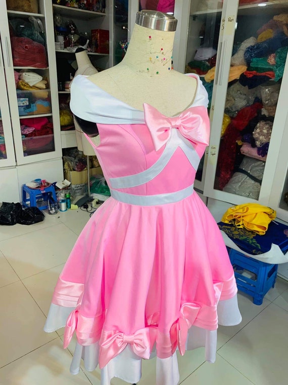 Robe Rose Cendrillon Robe Cendrillon Disneybound Jour Etsy