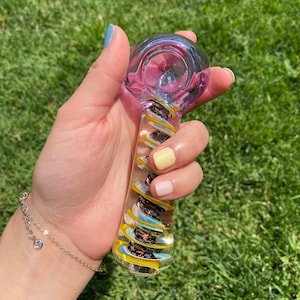 Authentic Dychro Swirl Glass Art