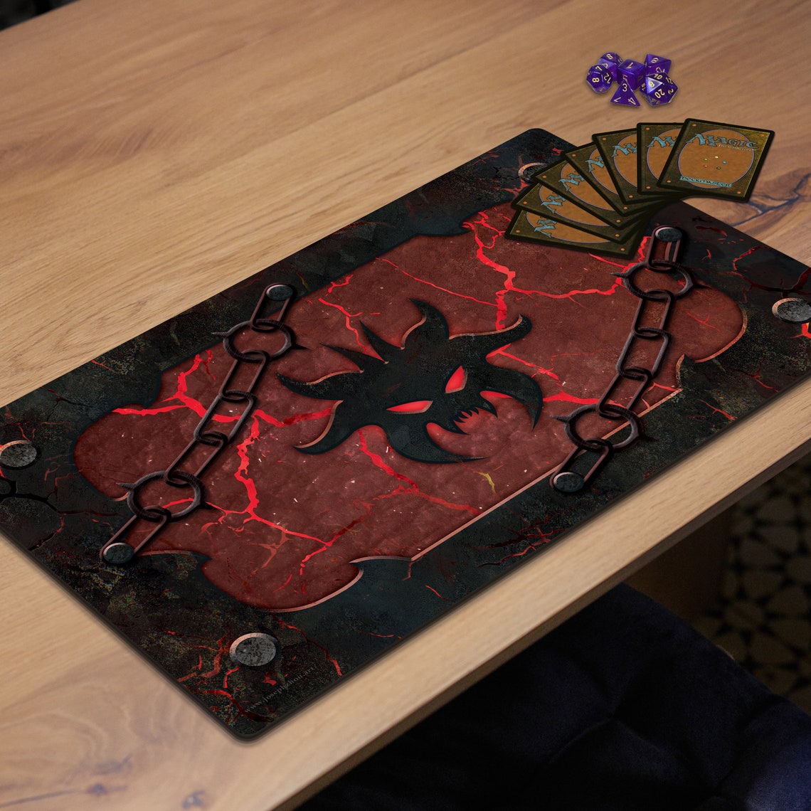 Mtg Playmat, Rakdos Playmat, Playmat Magic, Magic the Gathering Playmat