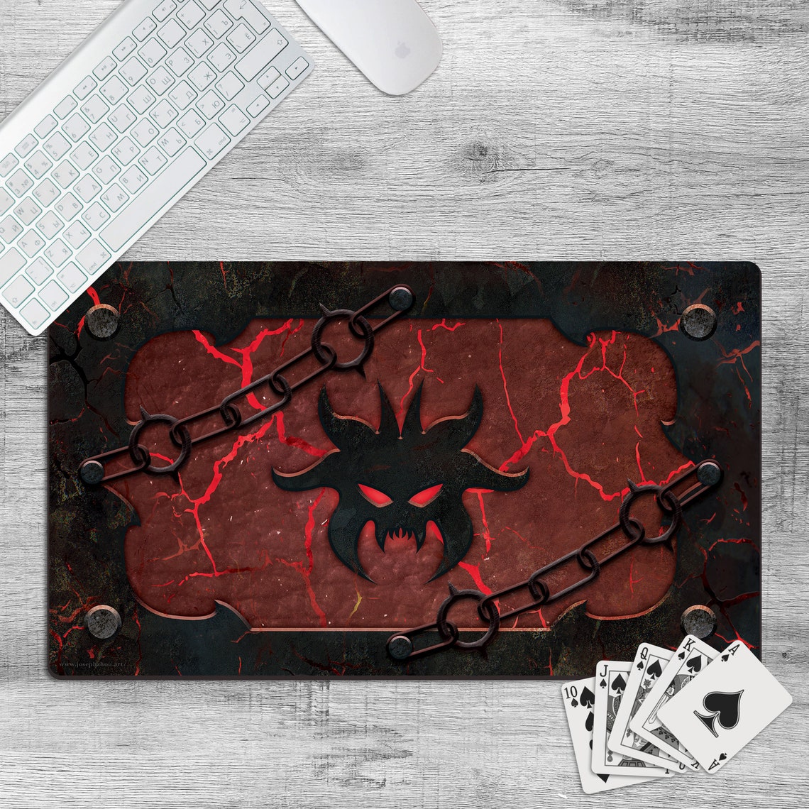 Mtg Playmat, Rakdos Playmat, Playmat Magic, Magic the Gathering Playmat