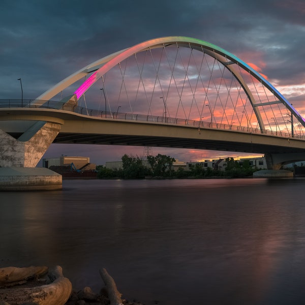 Lowry Bridge After the Storm - Twin Cities Pride 2017 Edition