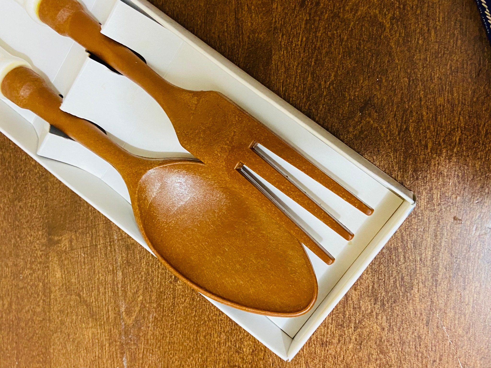 NIB Walt Disney's Gourmet Mickey Mouse Salad Fork & Spoon Etsy