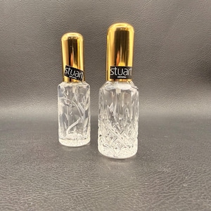 STUART CRYSTAL perfume atomizer refillable NEW