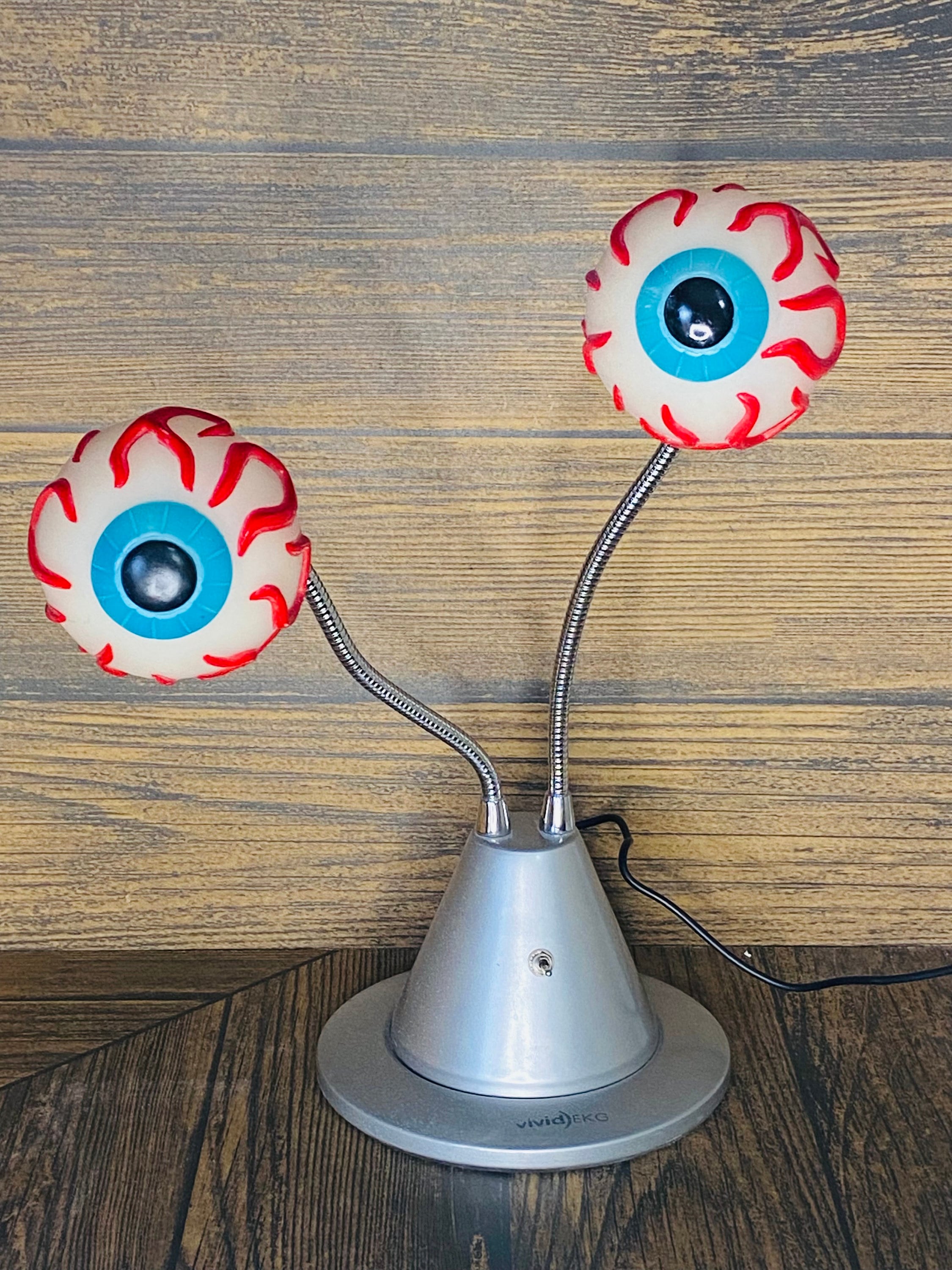 1970s Vivid Ekg Bloodshot Eyeball Novelty Lamp - Etsy