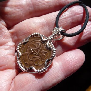 Australia 2 Cent Coin (1982) Pendant in Sterling Silver Mounting