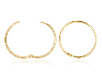 Details about / Genuine 9CT Solid Yellow Gold Sleepers 10//12mm Aust Made