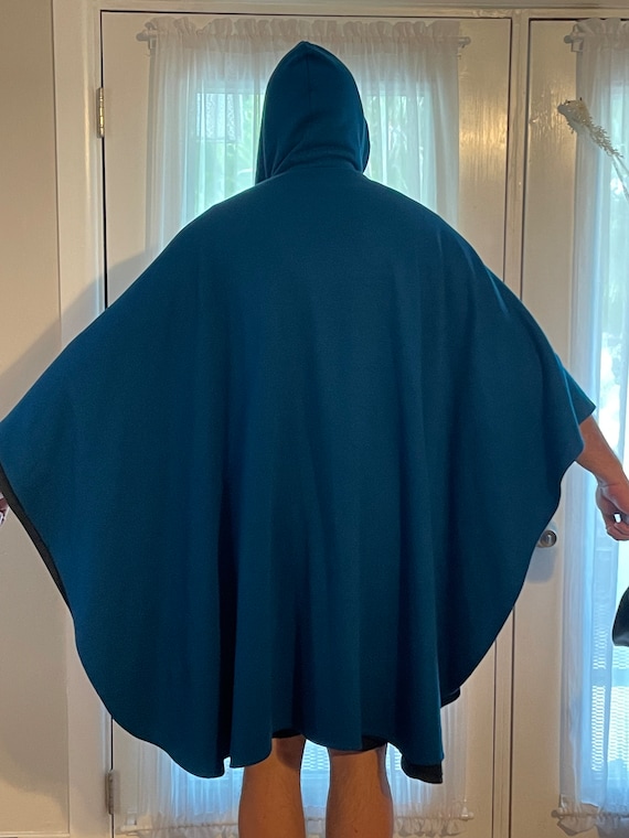 vintage reversible hooded cape - Gem