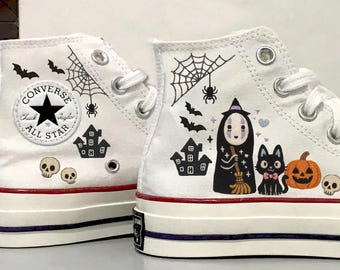 Hallowen embroidery gift for kid Converse Chuck Taylor 1970