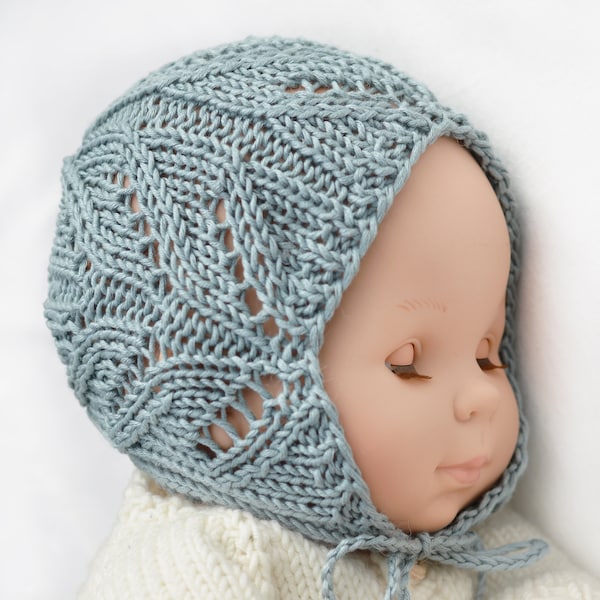 Béguin bébé, béguin enfant, béguin coton, béguin tricot, béguin printemps, bonnet bébé, béguin été, layette fait main, layette en coton