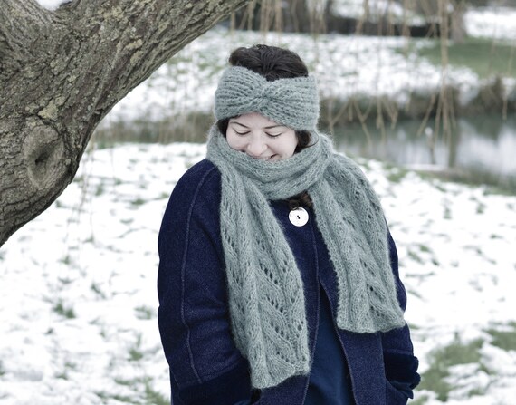 Women's Headband Scarf Set Women's Hat Scarf Set - Etsy