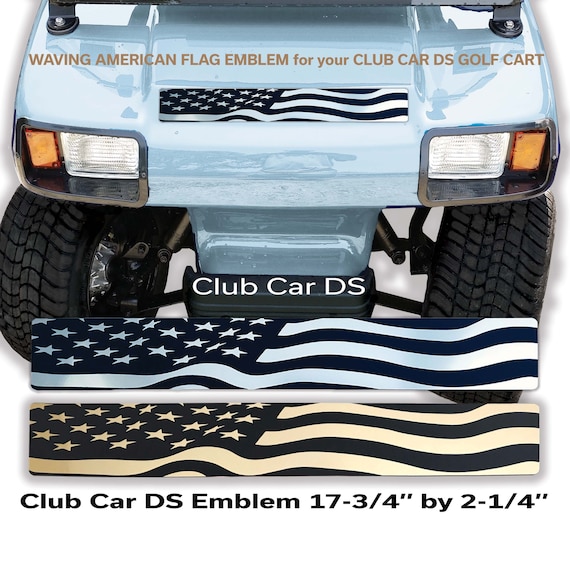 Upgrade Your Club Car DS with a Unique Golf Cart Emblem - Personalized  engraved and measuring 17-3/4 inches by 2-1/4 inches