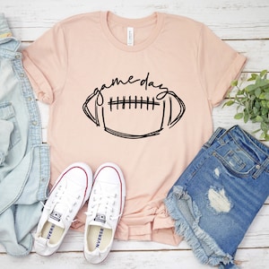 Football Gameday Shirt, Sunday Football, Football Shirt, Football Mom Shirt, Sports Shirt, Cute Football Shirt, Gift For Women, Trending
