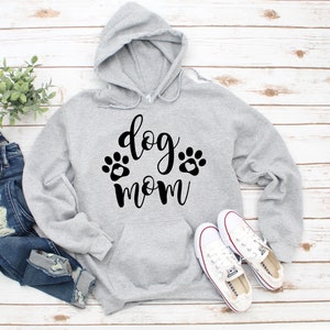 Dog Mom Hoodie, Love Dogs, Gift For Dog Mom, Custom Dog Shirt, Rescue Dog Mom, Dog Mom Shirt, Dog Mom Tee, Fur Mama Shirt, Dog Lover