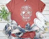 Sugar Skull Shirt, Party Shirt, Hocus Pocus, Halloween Shirt, Halloween Gift, Trick or Treat, Custom Shirts, Matching Family, Graphic Tee