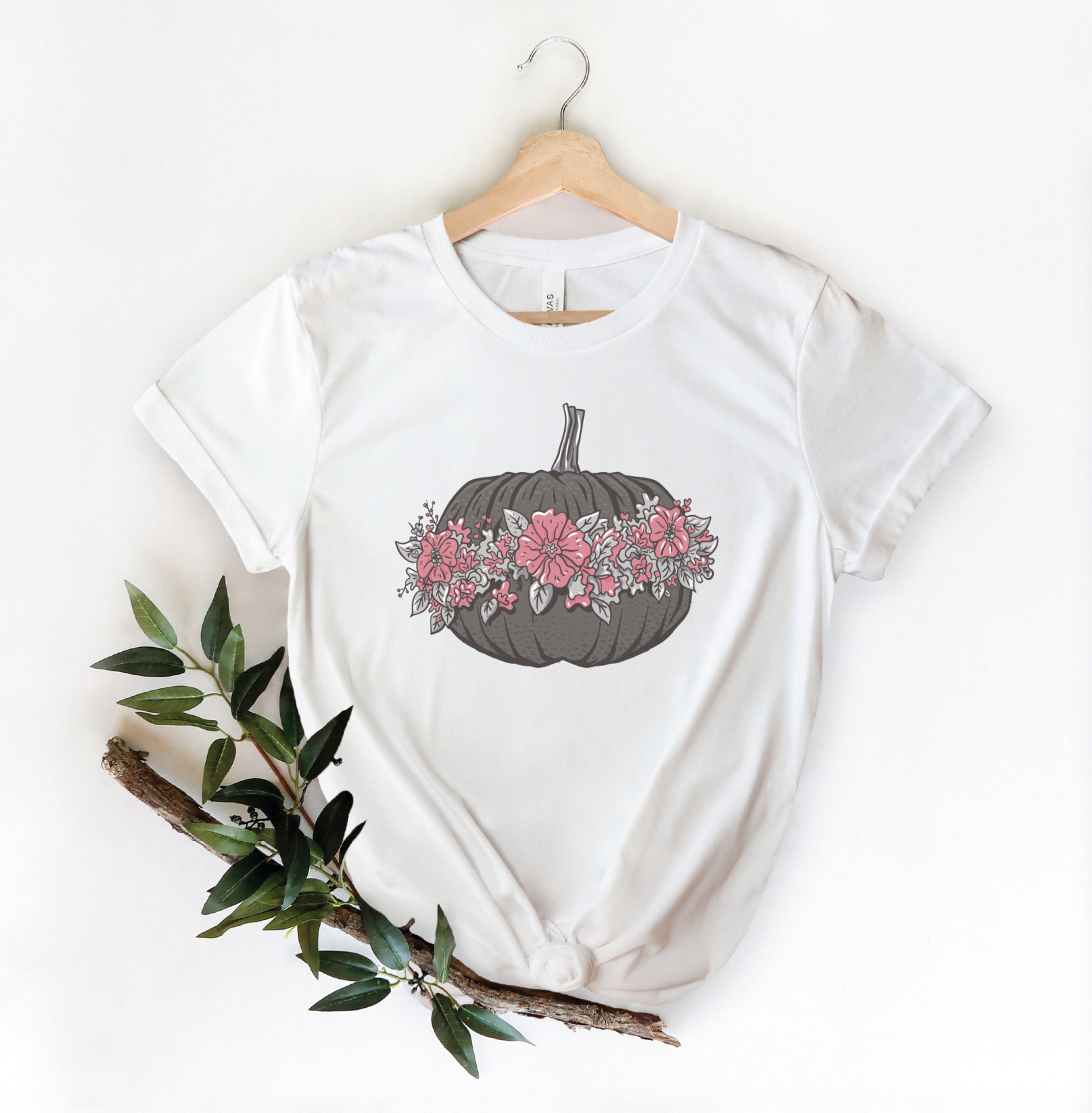 floral pumpkin shirt