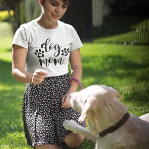Dog Mom Shirts, Love Dogs, Gift For Dog Mom, Custom Dog Shirt, Rescue Dog Mom, Dog Mom Tshirt, Dog Mom Tee, Fur Mama Shirt, Dog Lover image 2