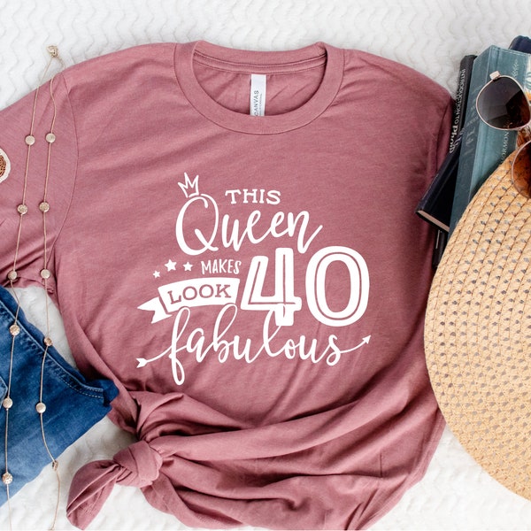 40 Years Old Turning Heads Shirt 40th Birthday Gift Mom Dad