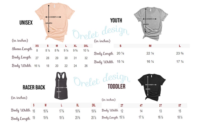 turtle shirt size chart
