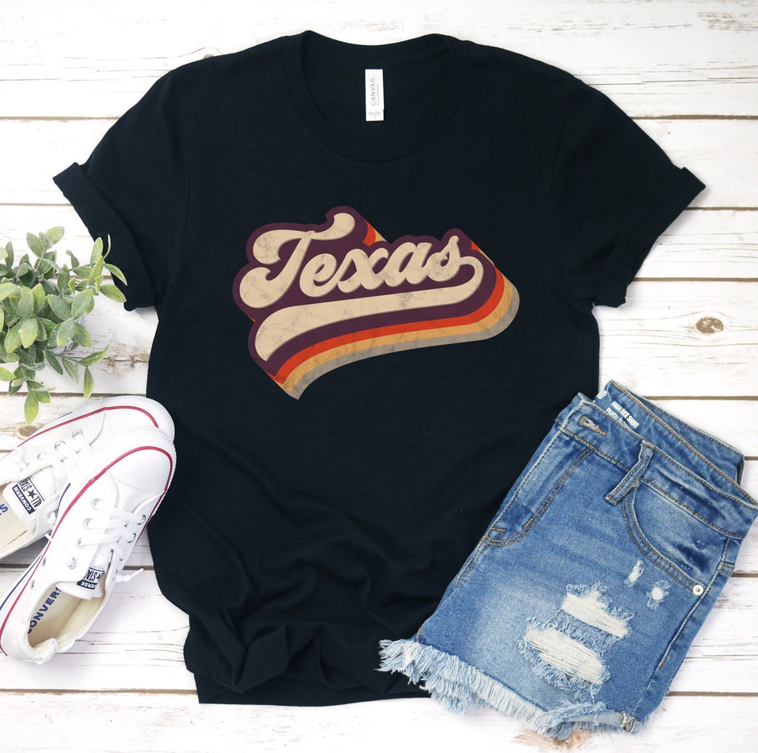 Texas Retro Shirt Texas Home Shirt Texas State Shirts Home - Etsy