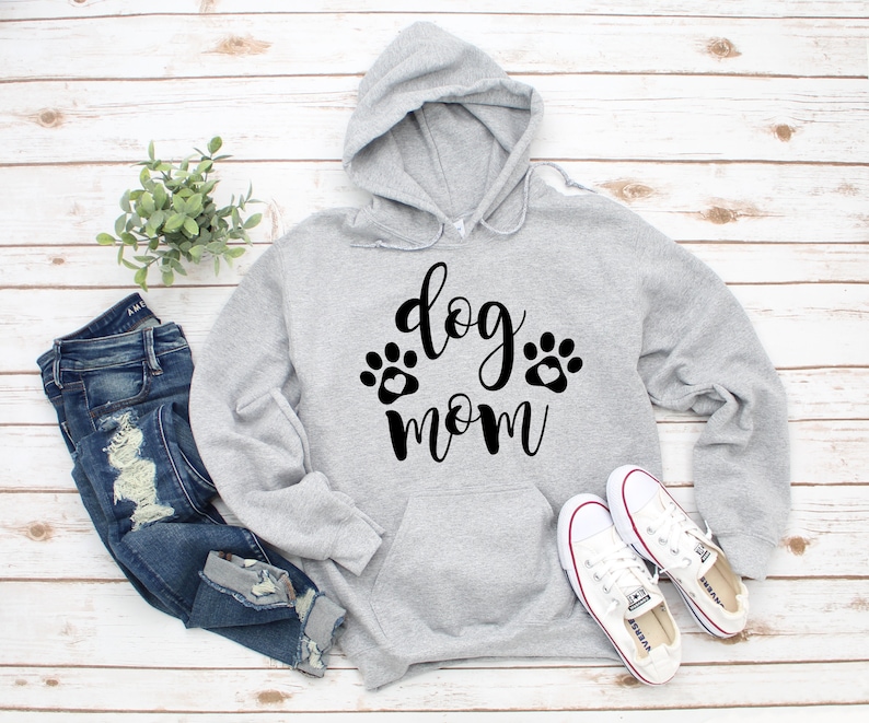 Dog Mom Hoodie Love Dogs Gift for Dog Mom Custom Dog Shirt Etsy