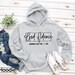 Hoodie, God Fidence Knowing I Can't But He Can, Christian Apparel, Christian Clothing, Hooded Sweatshirt, Hoodies For Women, Christian Gifts 