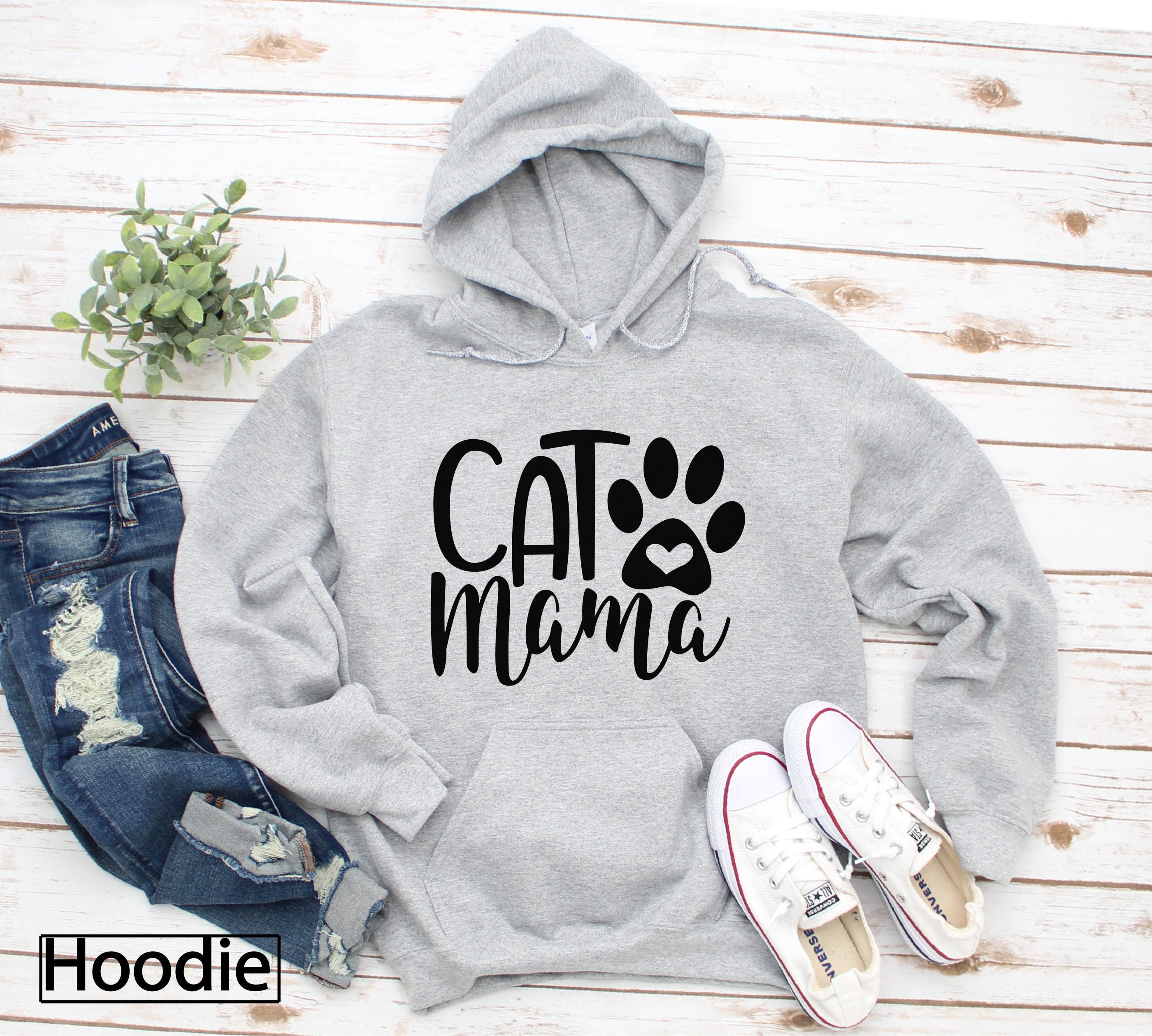 Hoodie for cat lovers hot sale