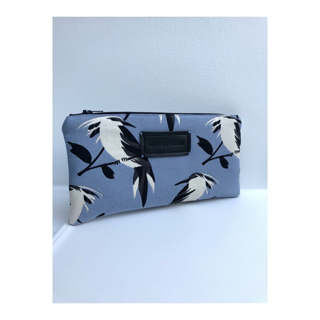 Light Blue Pencil Case Cases Cosmetic Bag Makeup Bag Never Go Etsy UK