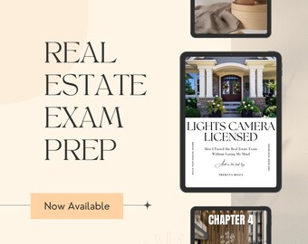 Lights Camera Licensed - Real Estate Exam Study Guide | Pass Your Real Estate Test on the First Try