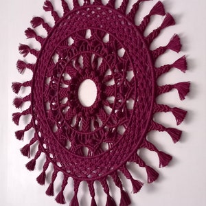Macrame Mandala Wall Decor Wall Hanging Wall Tapestry Woven Wall Art Sacred