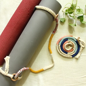 Macrame Yoga Mat Strap | Yoga Mat Carrier | Yoga Mat Sling | Yoga Mat Carrying Strap | Sport Accessory | Christmas gift