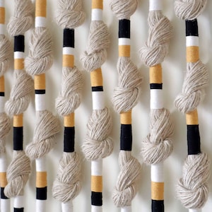 Handwoven Macrame Wall Hanging: Boho Jute Rope Art (24x28)