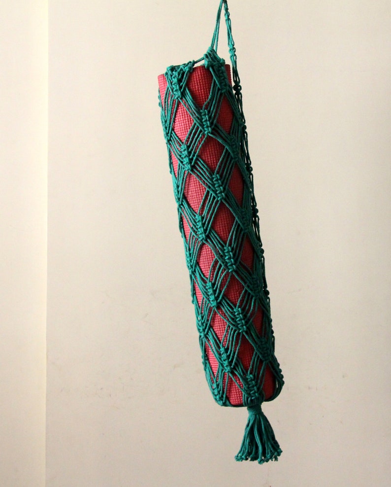 Yoga Bag Macrame Yoga Mat Bag Boho Yoga Bag Gym Mat Etsy