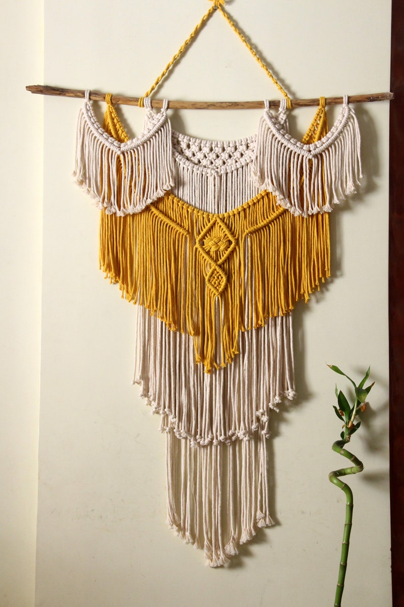 Large Macrame Wall Tapestry Wall Hanging Wall Tapestry Woven Etsy
