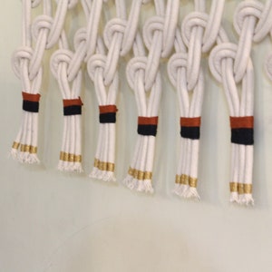 Rope Art Abstract Tapestry Wall Art Sculpture Unique Wall Art Macrame ...