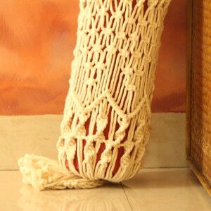 Yoga Bag Macrame Yoga Mat Bag Boho Yoga Bag Gym Mat Boho Bag Yoga Accessory Christmas Bag image 5