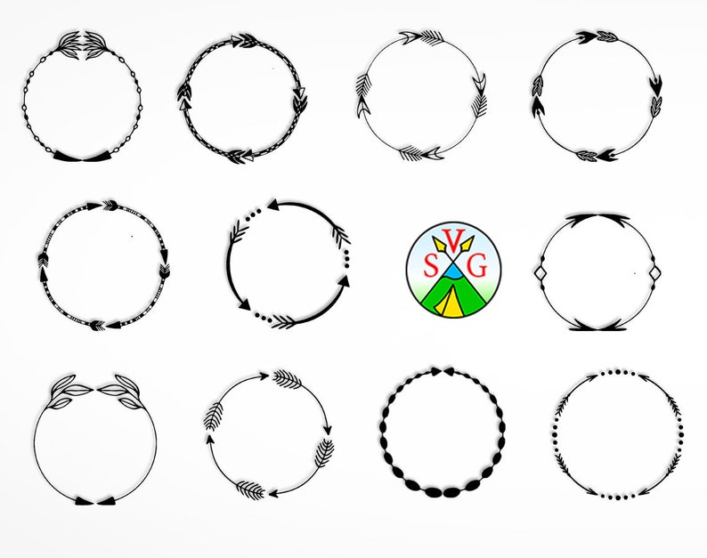 Download SALE Circle arrows svg cut files tribal cricut files | Etsy