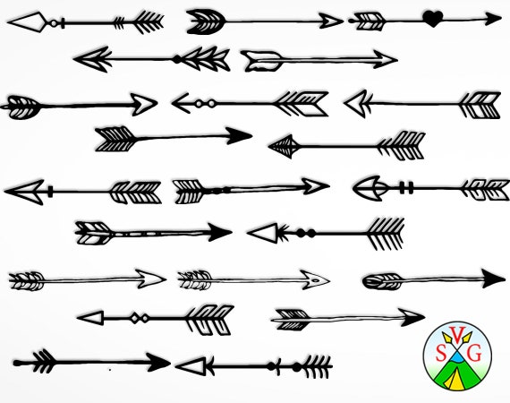 Download SALE Straight arrows svg cut files tribal cricut files | Etsy