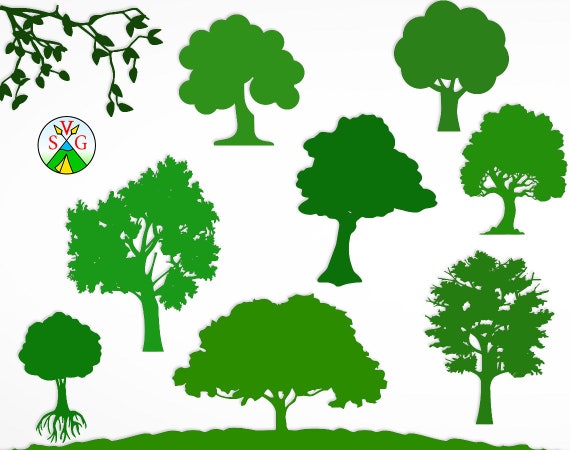 Download Sale Tree Svg Cut Files Forest Cricut Files Forest Set Etsy